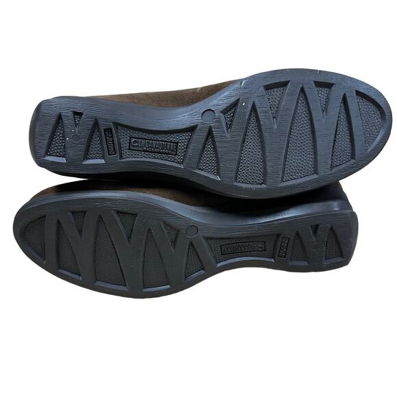 La Canadienne NWOB Shaine Waterproof Front Zip Wedge Bootie Size 9M Brown - Picture 10 of 10